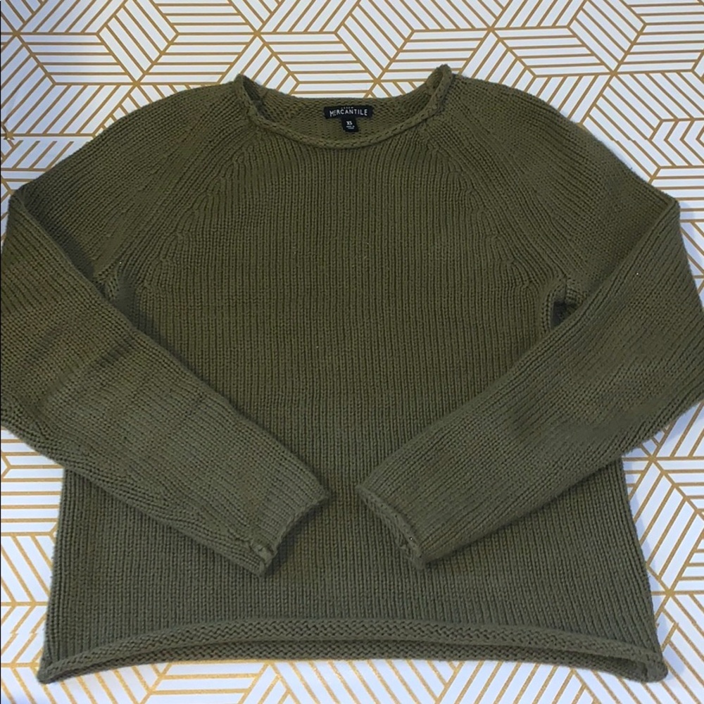 Olive Green Sweater